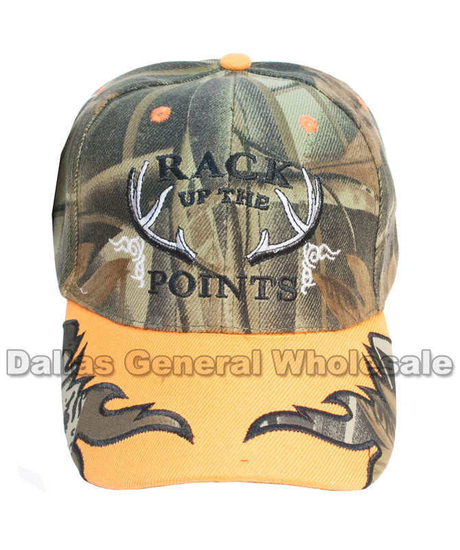 "RACK UP THE POINTS" Casual Baseball Caps - Dallas General Wholesale