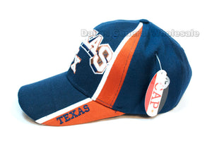 Adults Texas Casual Baseball Caps Wholesale - Dallas General Wholesale