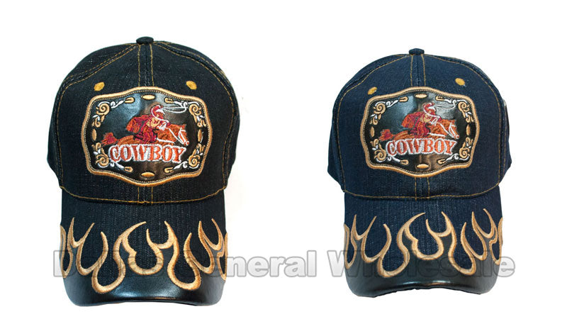 "Cowboy" Casual Denim Caps Wholesale - Dallas General Wholesale