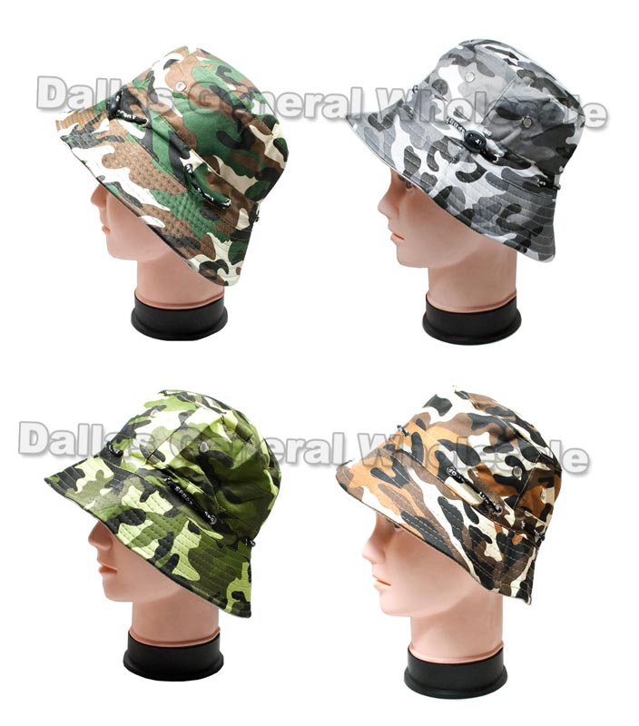 Adults Camouflage Fishing Hats Wholesale