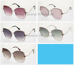 Ladies Over Size Wings Shaped Sunglasses Wholesale