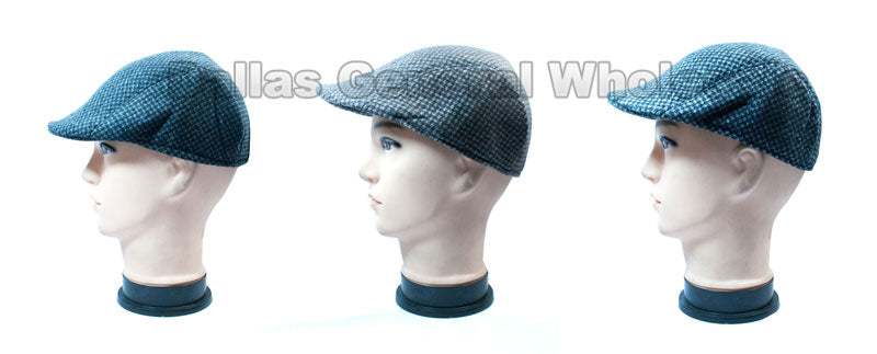 Men's Patterned Cotton Newsboy Caps Wholesale - Dallas General Wholesale