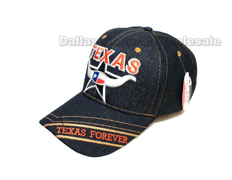 Lone Star State Denim Caps Wholesale