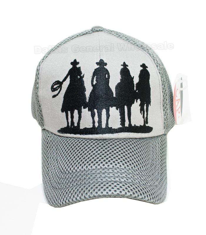 Casual Cowboys Mesh Caps Wholesale