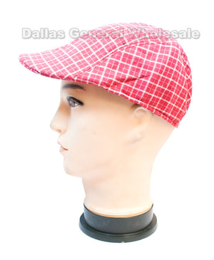Summer Plaid Newsboy Caps Wholesale - Dallas General Wholesale