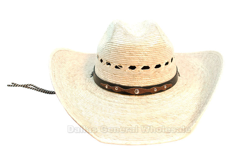 Fashion Cowboy Sombrero Straw Hats Wholesale - Dallas General Wholesale