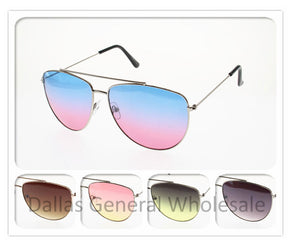 Unisex Aviator Metal Frame Sunglasses Wholesale