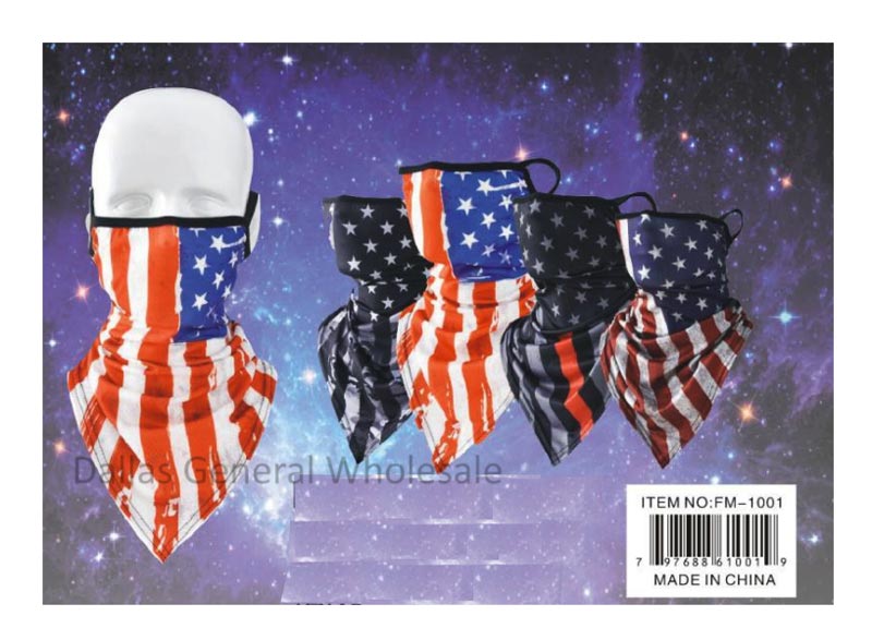 USA Flag Half Face Masks Balaclavas Wholesale
