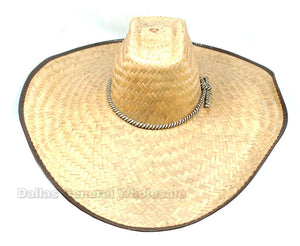 Extra Wide Sombrero Straw Hats Wholesale - Dallas General Wholesale