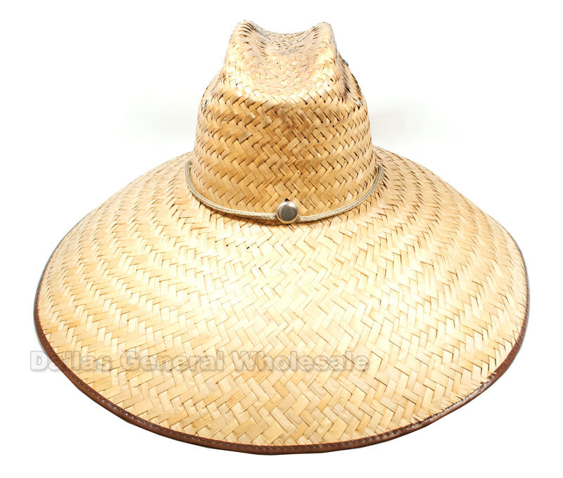 Wide Brim Foldable Sombrero Straw Hats Wholesale - Dallas General Wholesale