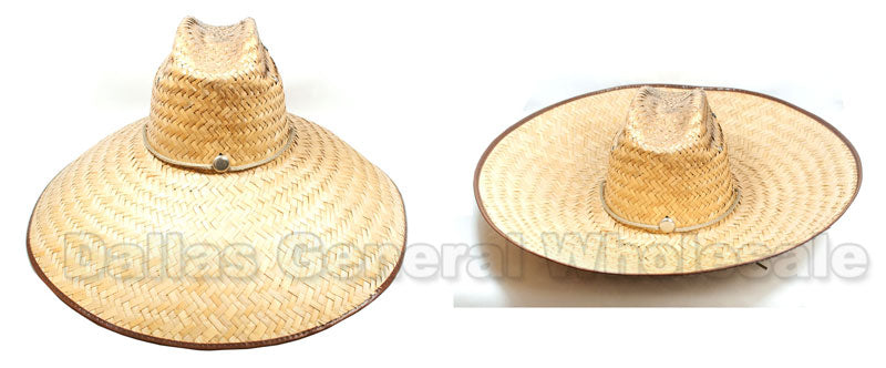 Wide Brim Foldable Sombrero Straw Hats Wholesale - Dallas General Wholesale