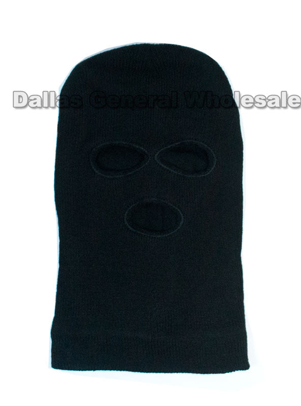 3 Hole Fleece Lining Skiing Beanie Masks Wholesale - Dallas General Wholesale