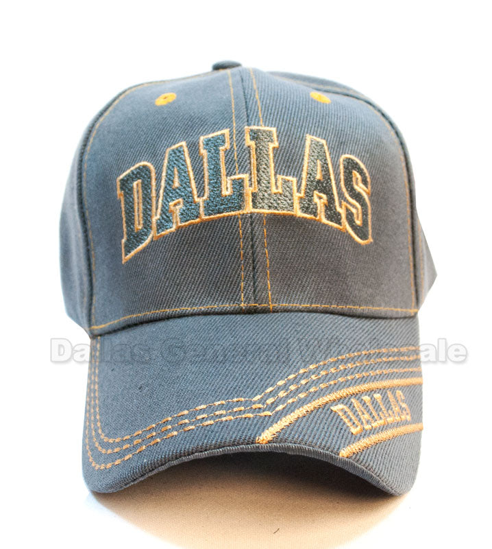 "Dallas" Casual Baseball Caps Wholesale - Dallas General Wholesale