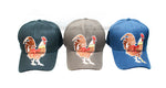 "Rooster" Casual Baseball Caps Wholesale - Dallas General Wholesale