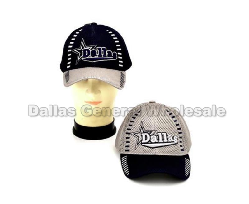 "DALLAS" Casual Mesh Baseball Caps Wholesale