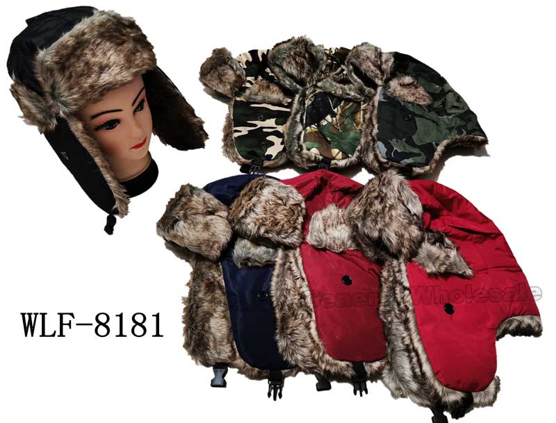 Fur Insulated Bomber Aviator Hats Wholesale - Dallas General Wholesale