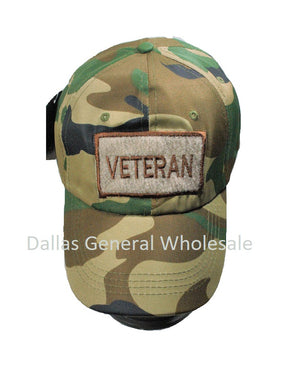 USA Veteran Casual Camouflage Caps Wholesale