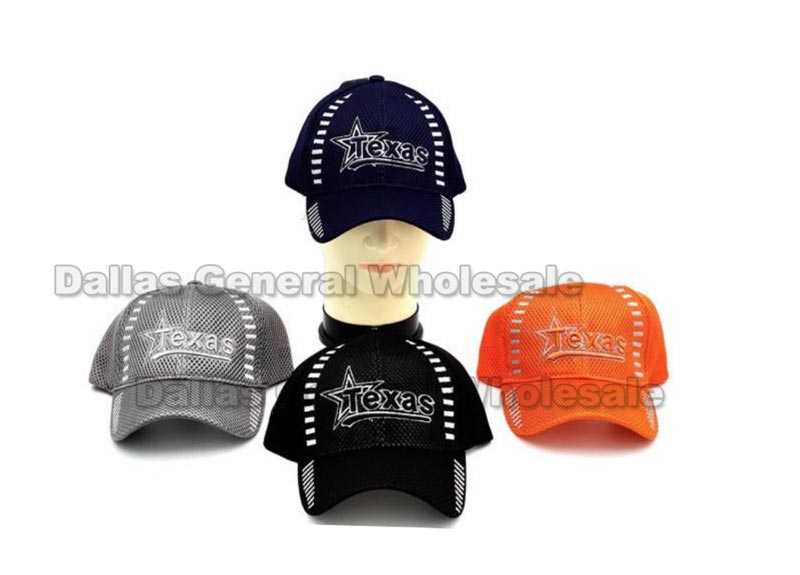 Texas Design Mesh Casual Caps Wholesale