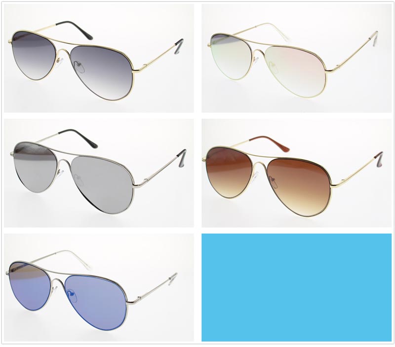 Adults Aviator Metal Frame Sunglasses Wholesale