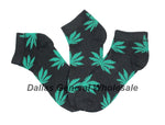 Casual Low Cut Marijuana Ankle Socks Wholesale