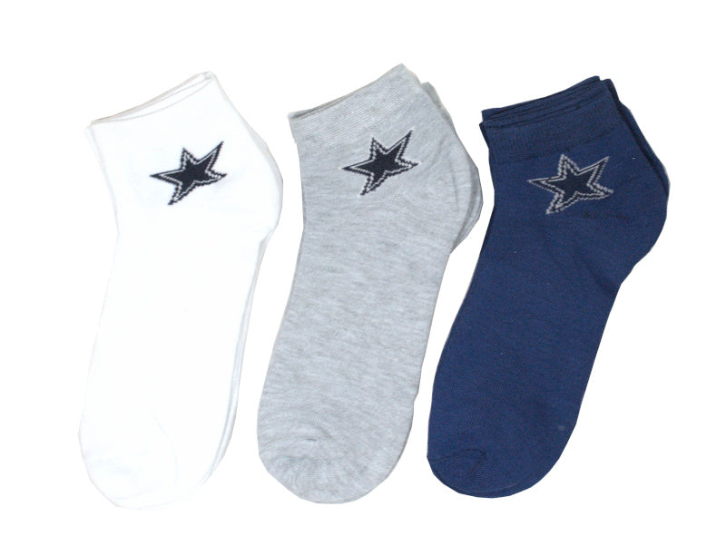 Unisex Star Design Casual Ankle Socks