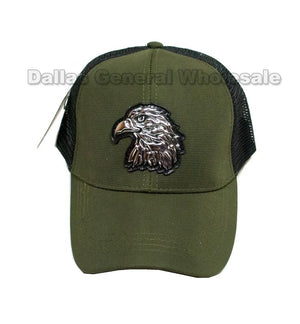 Bald Eagle Casual Mesh Trucker Caps Wholesale