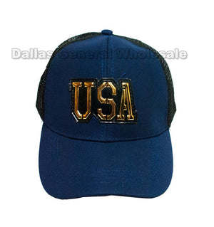 USA Casual Mesh Trucker Caps Wholesale