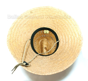 Vented Large Sombrero Straw Hats Wholesale