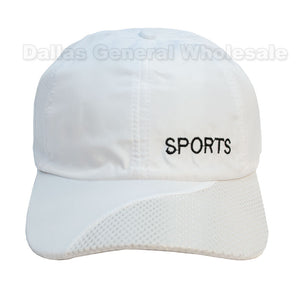 "Sports" Waterproof Casual Caps Wholesale - Dallas General Wholesale