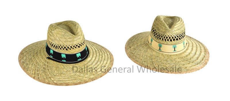 Adults Palm Tree Straw Hats Wholesale