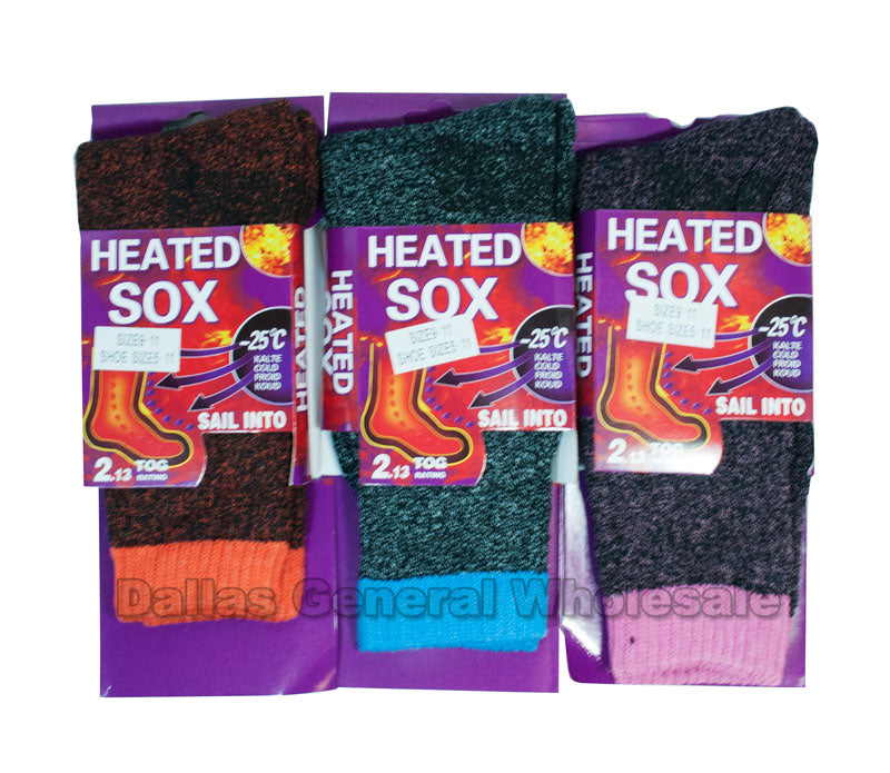 Women Thermal Crew Socks Wholesale - Dallas General Wholesale