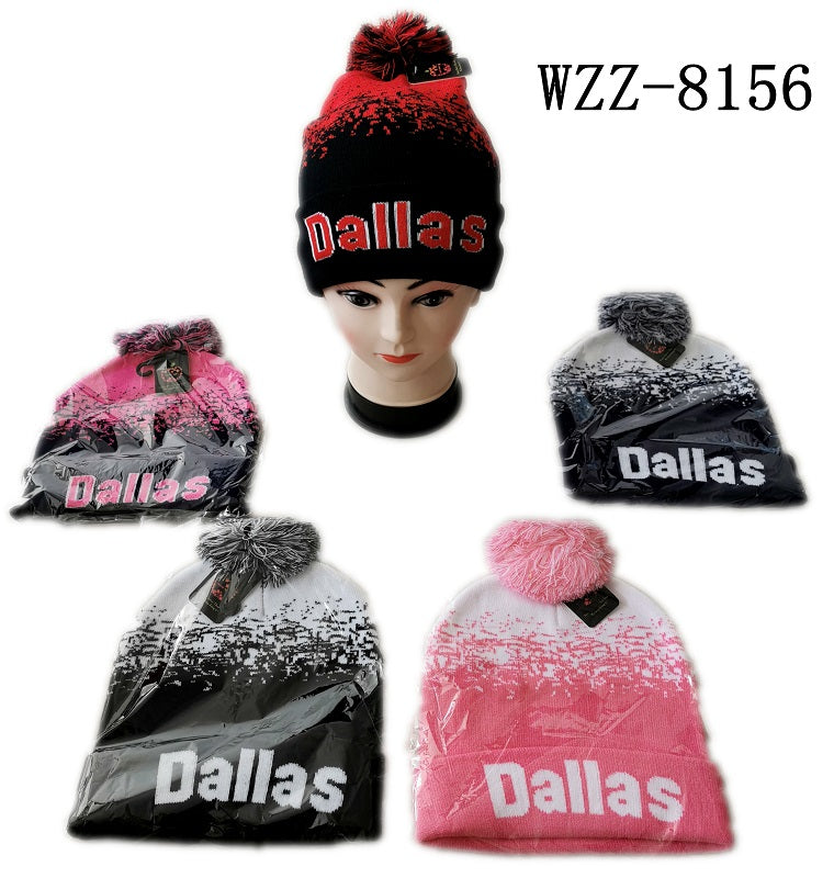 Dallas Winter Skull Beanies Hats Wholesale - Dallas General Wholesale