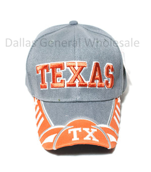 Adults "Texas" Casual Caps Wholesale