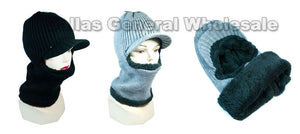 Fleece Lining Visor Beanie Masks Wholesale - Dallas General Wholesale
