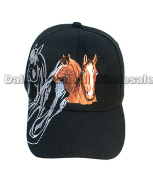 Horse Casual Baseball Caps Wholesale - Dallas General Wholesale