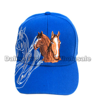 Horse Casual Baseball Caps Wholesale - Dallas General Wholesale