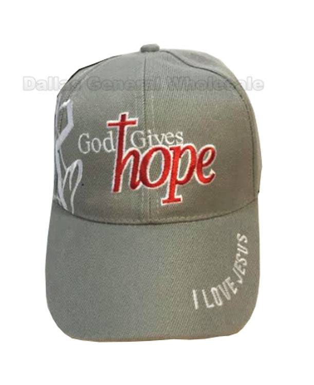 "God Gives Hope" Adults Casual Caps Wholesale - Dallas General Wholesale