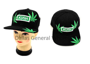 "Marijuana Kush" Flat Bill Snap Back Caps Wholesale