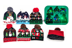 Light Up Christmas Beanie Hats Wholesale