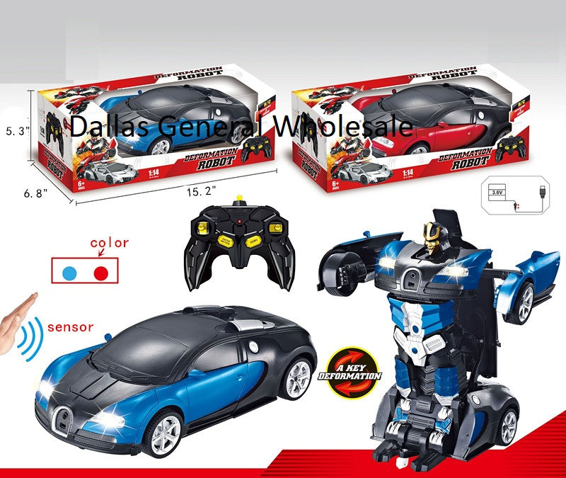 Toy Remote Control Transforming Robot Cars Wholesale