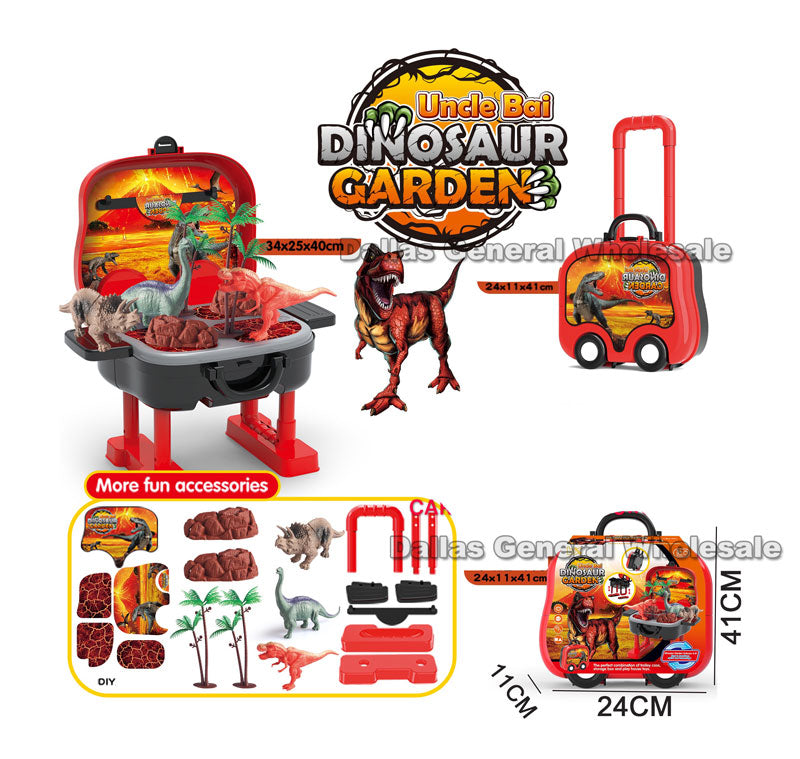 Toy Dinosaur World Suitcase Play Set Wholesale