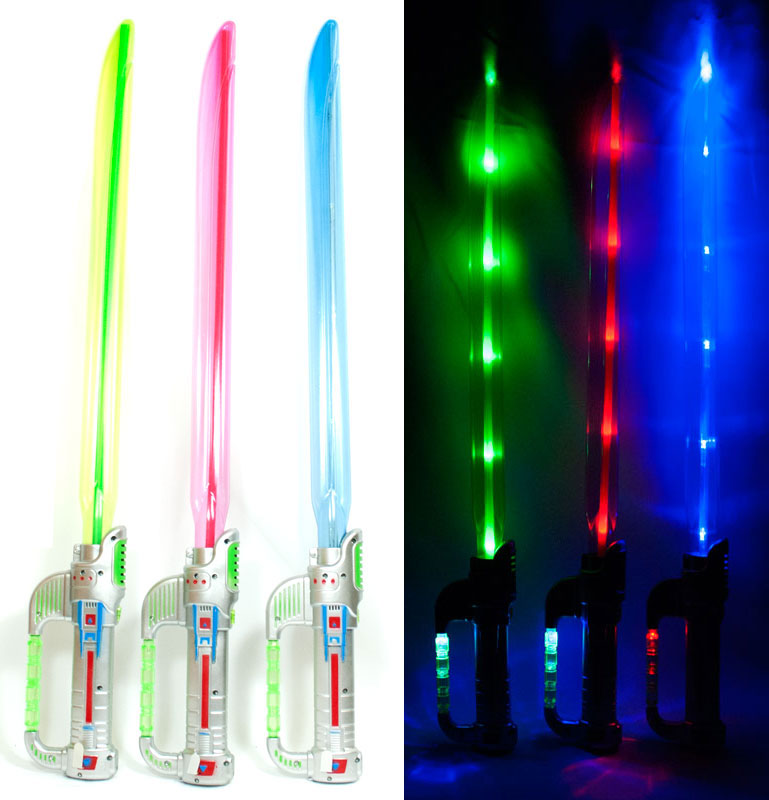 Flashing Light Up Toy Sword with Sounds Wholesale - Dallas General Wholesale