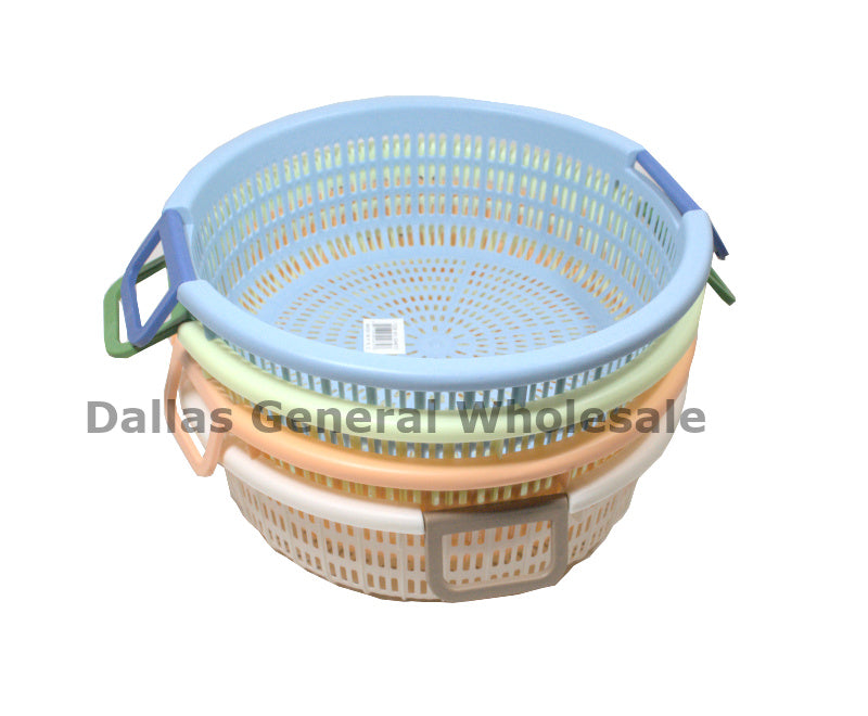 12" Round Rinse Baskets Wholesale