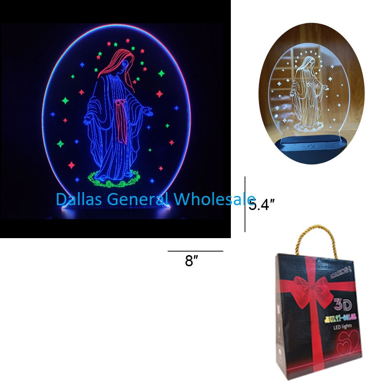 3D Optical Mother Mary LED Lamps Wholesale