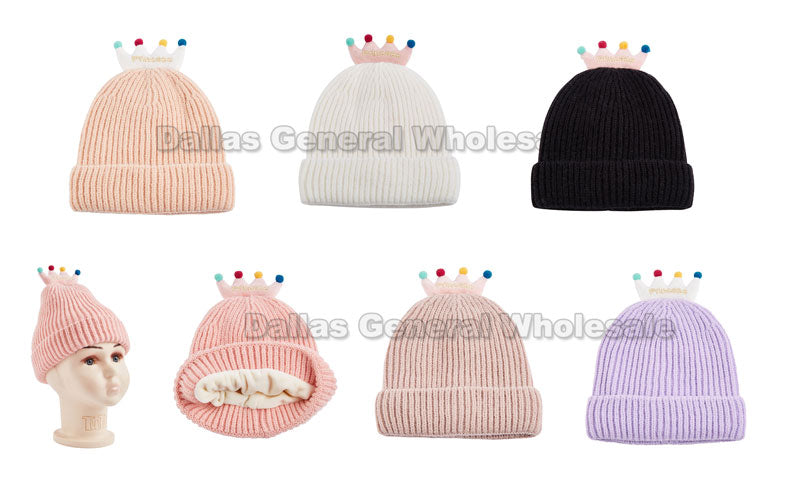 Adorable Crown Beanie Hats Wholesale