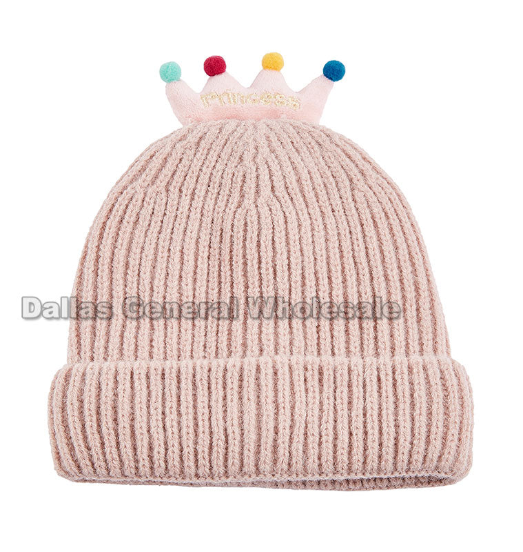 Adorable Crown Beanie Hats Wholesale