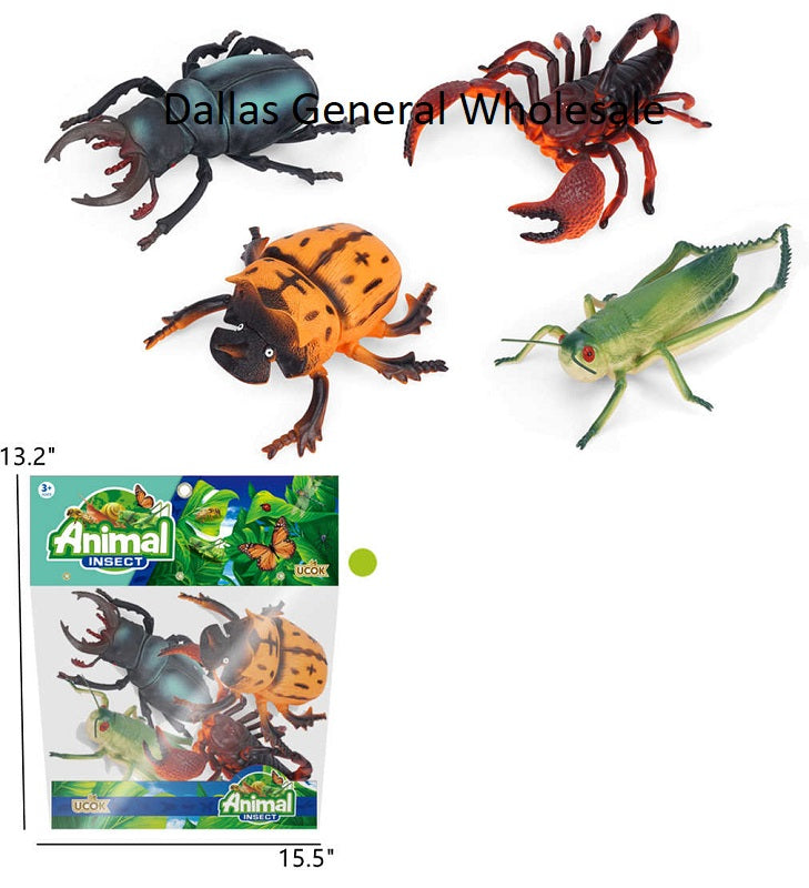 4PC Miniature Insects Play Set Wholesale