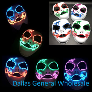 Light Up Clown Masks Wholesale