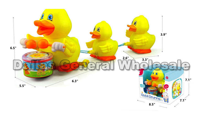 Electronic Robot Ducks with Drums Wholesale