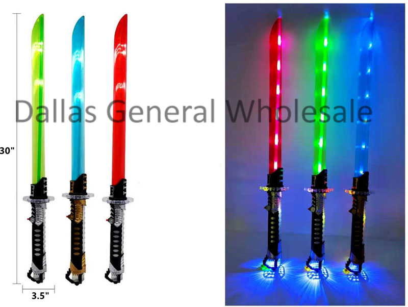 Carnival Light Up Toy Ninja Swords Wholesale